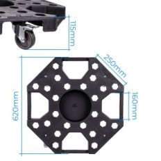 Stand Platform for Tire wheel 150kg Transport trolley for wheels
