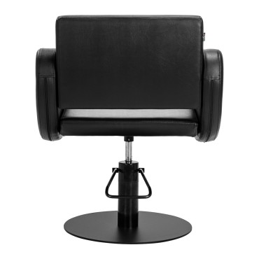 Sillón de peluquería Gabbiano Sewilla negro — vista trasera