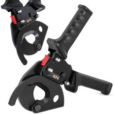 Scissors Ratching pliers for cable cables with a telescopic handle 400-500 mm2