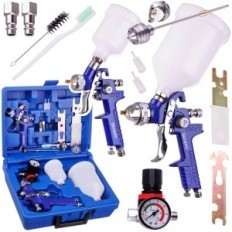 Pistola da picnic Set 0.8 + 1,4 + 1.7 HVLP Pittura SicoPro Riduttore