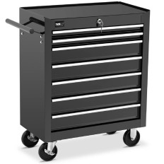 Mobilní nástroj vozíku s rukojeť 7 zásuvek