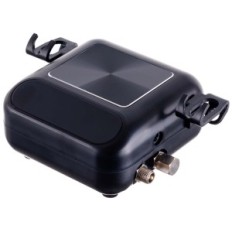 Kompressor for to aerografer 2x Aerograph 0,3 Slange 170cm Auto Stop Adjustment