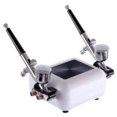 Ruhiger Mini-Aerograph-Kompressor 2x Aerograph-Schlauch-Aperat-Abrichter-Anpassung