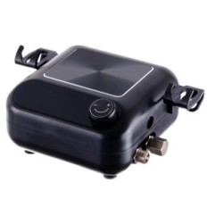 Quiet compressor for two aerographs 2x aerograph 0,3 hose 170cm adjustment