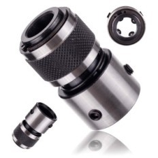 Automatic chisel holder QRC-001 for a pneumatic hammer