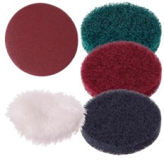 A set of polishing sponges. Velcro. Velcro. 75mm 50pcs on the polisher screwdriver