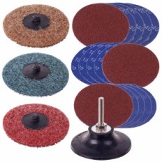 Schurende schijven 75mm 19El Non-Woven 6mm Grinder Boorsysteem Roloc