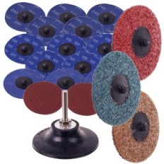 Schurende schijven 75mm 19El Non-Woven 6mm Grinder Boorsysteem Roloc