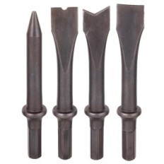Chisel už pneumatiniu plaktuku 4x trumpam su šešiakampiu šešiakampiu 125mm grotto