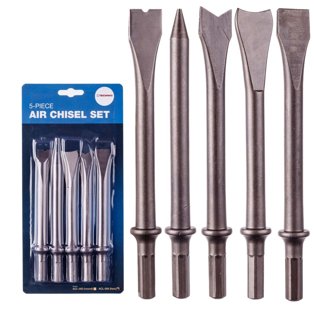 Pneumatic Hammer Chisel 5x Long Hexagonal Hexagonal 175mm Grottoes