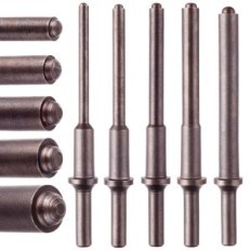 Pneumatischer Hammer Meißel 5x Gehen 150mm Runde Fixierung für Nieten