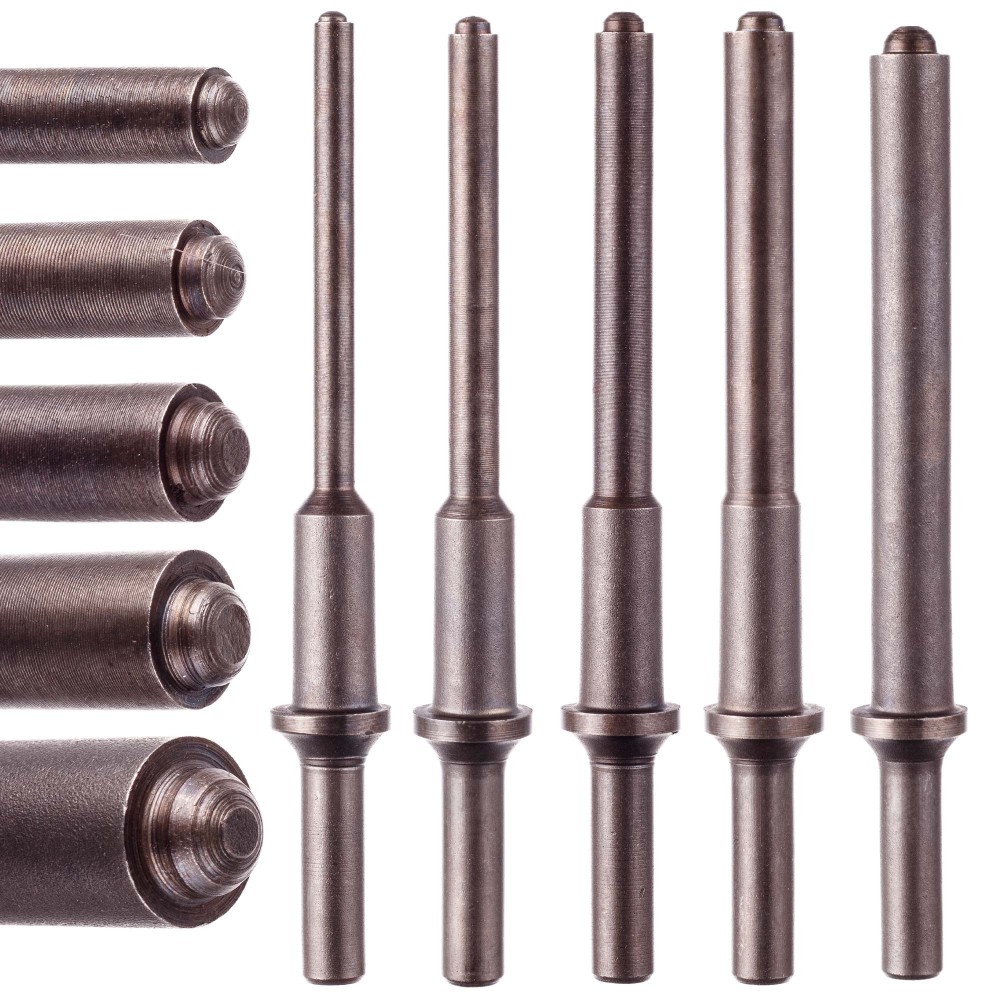 Pneumatisk hammer mejsel 5x walking 150mm runde fastgørelse til nitter