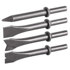 Martillo neumático 135mm + 4x Grotto CHISEL CUTTERS POTENCIA REDONDA