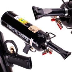 Réservoir de pression de gonfleur 9L Type de bazooka de pompage de la roue choquante