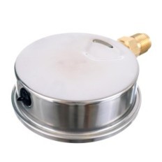 Glicesyn manometer. YT100GL-1/2 "0-250 bar 100mm bunntråd