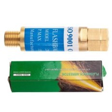 Fusible de oxígeno de oxígeno 1/4 "-1/4" antes de retirar la llama