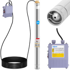 Sukeldatav pump sügavale roostevabast terasest 5580 L / tund kuni 93 m