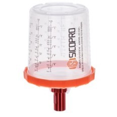 Et sett med krus for blanding av lakk PPS 11x adapter 16x1,5 mm