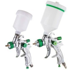 Paint Gun Set 3x fúvóka 0,8 1,4 1.7 HVLP festészet 600 + 125