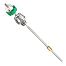 Paint Gun 3x Purkštukas 0,8 1.4 1.7 HVLP dažymui 600 + 125