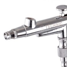 Aerograma de modelado con boquilla de 0.4mm rojo para pintar tanques desenroscados