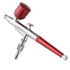 Modellezés aerográf Dysha 0,4mm RED festészet kicsavart tartály