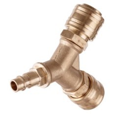 Air Distributor Air Tee Rápido Acoplamento 1/4