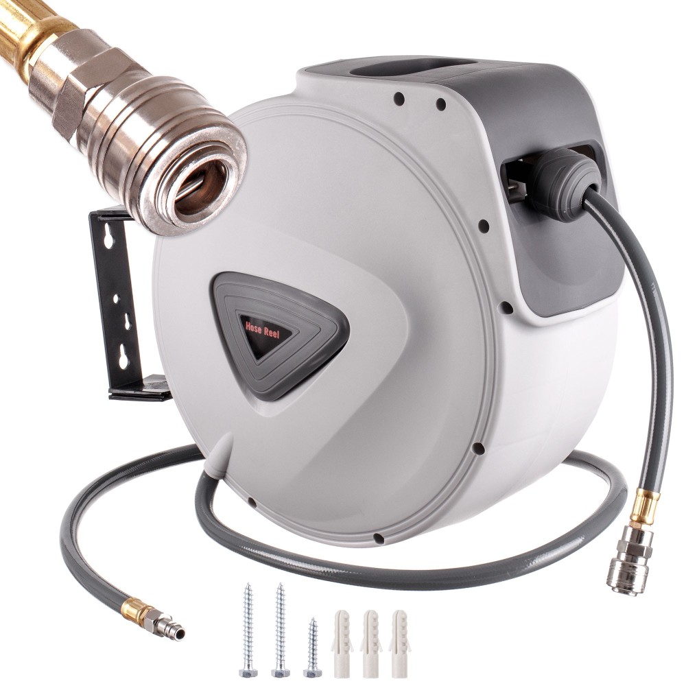 Pneumatic hose on automatic reel 9.5mm 20m Drum Roller machine