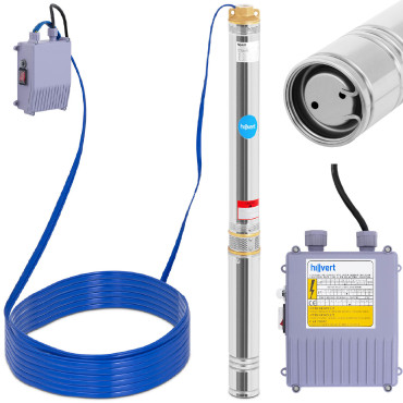 Bomba submersível para aço inoxidável profundo 6000 l / hora até 101 m