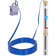 Submersible pump for deep stainless steel 6000 l / hour up to 101 m