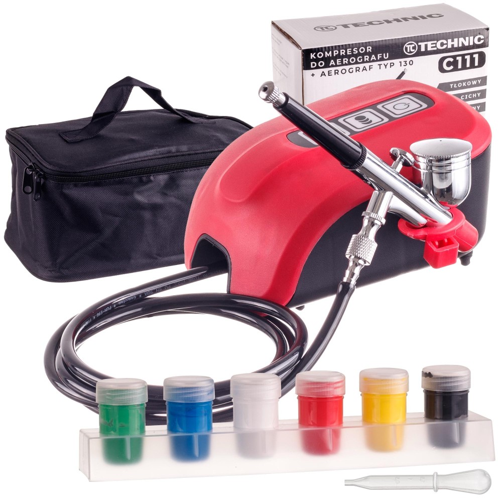 Aerógrafo compressor mini aerógrafo parafuso de parafuso de cobra