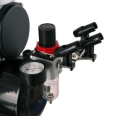 Stativ-Stativhalter-Station für 3 Aerographien Filterringfilter