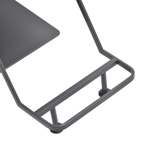 Frizerski stol Gabbiano Porto siva-bela — povečava podnožja