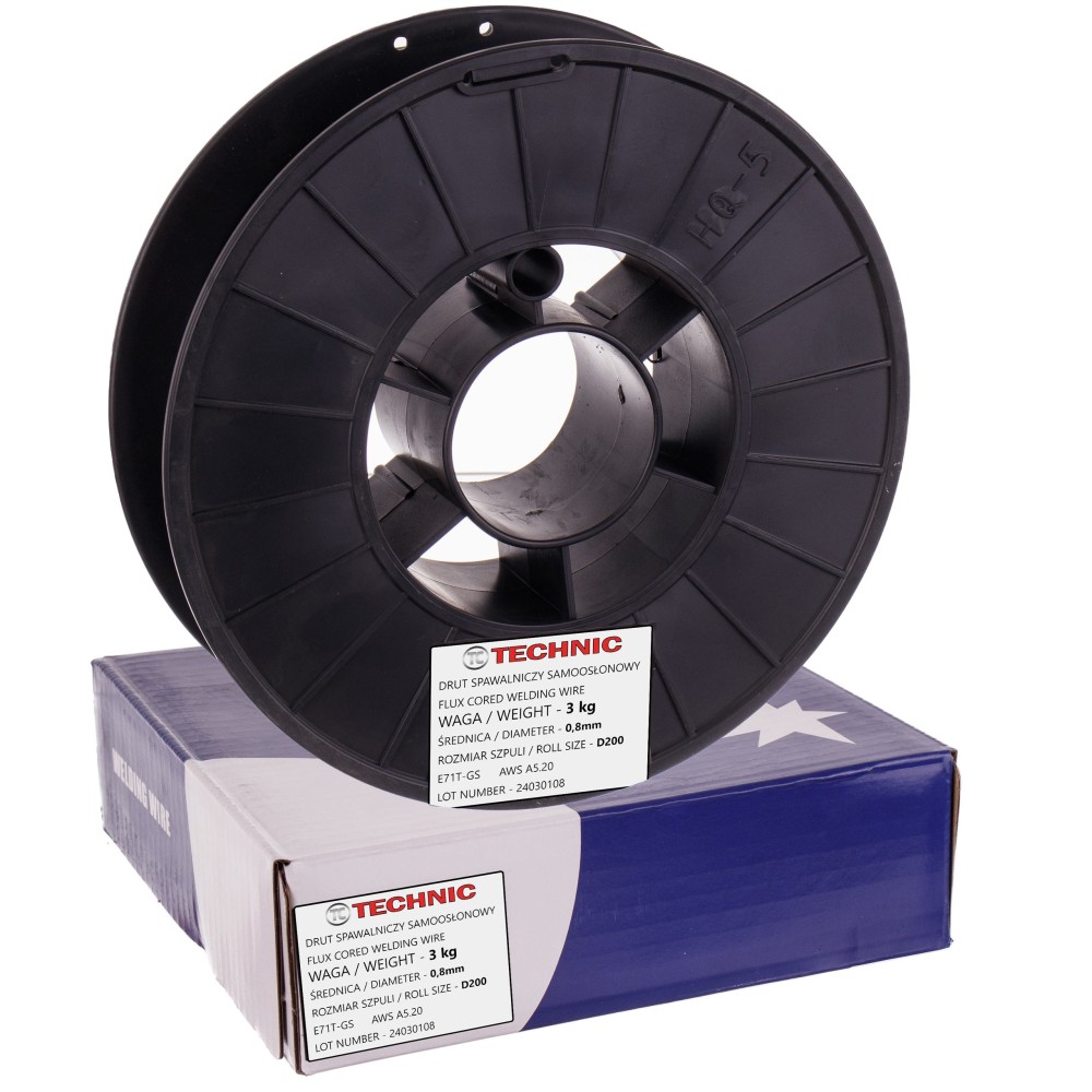 Svetsningstråd 0,8mm 3kg SelfLone utan gasflöde E71T-GS MIG MIG D200