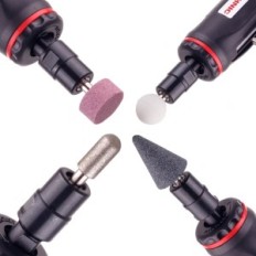 Pneumatické brusné mistrovské mistrovské dílo abrazivní kameny 15x 3 + 6mm řezačky