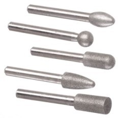 Máquina de molienda neumática Piezas maestras Piedras abrasivas 15x 3 + 6mm Cortadores