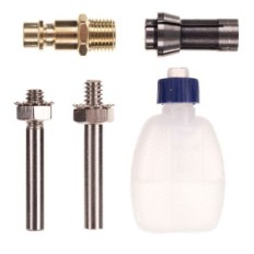 Vinkelsvinkel skrubbe 6 + 3mm sæt DIAX Stones Abrasive ringe