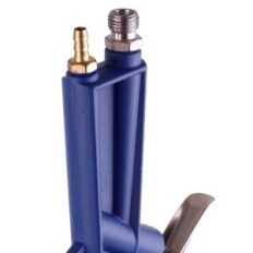 Pneumatisch pistool voor het reinigen van de motor metalen compressor slang