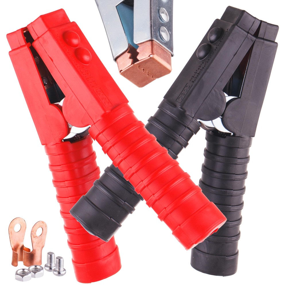 2x Set of 1000A Starter Cable Clamps Battery Clams