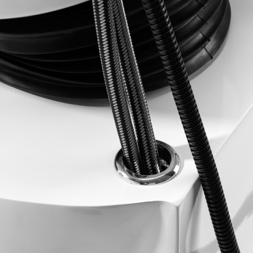 Gabbiano Porto enota za pranje las sivo-črna — povečava kabla