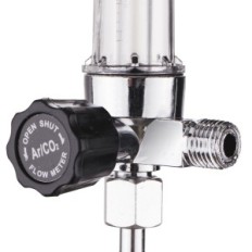 Rotameter Single til Gas Reduction Aggon CO2 Mix til akvarium