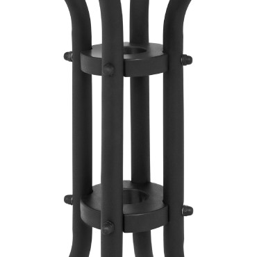 Mesa de café com uma mesa de vidro com uma mesa redonda. Qua 60 cm