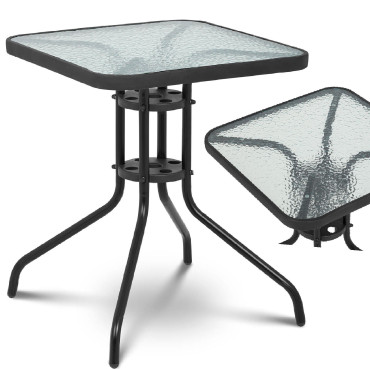 Balkon namizni kavni trg 60x60 cm