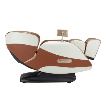 Sakura Luxury 808 Massagesessel Weiß und Beige — Seitenansicht