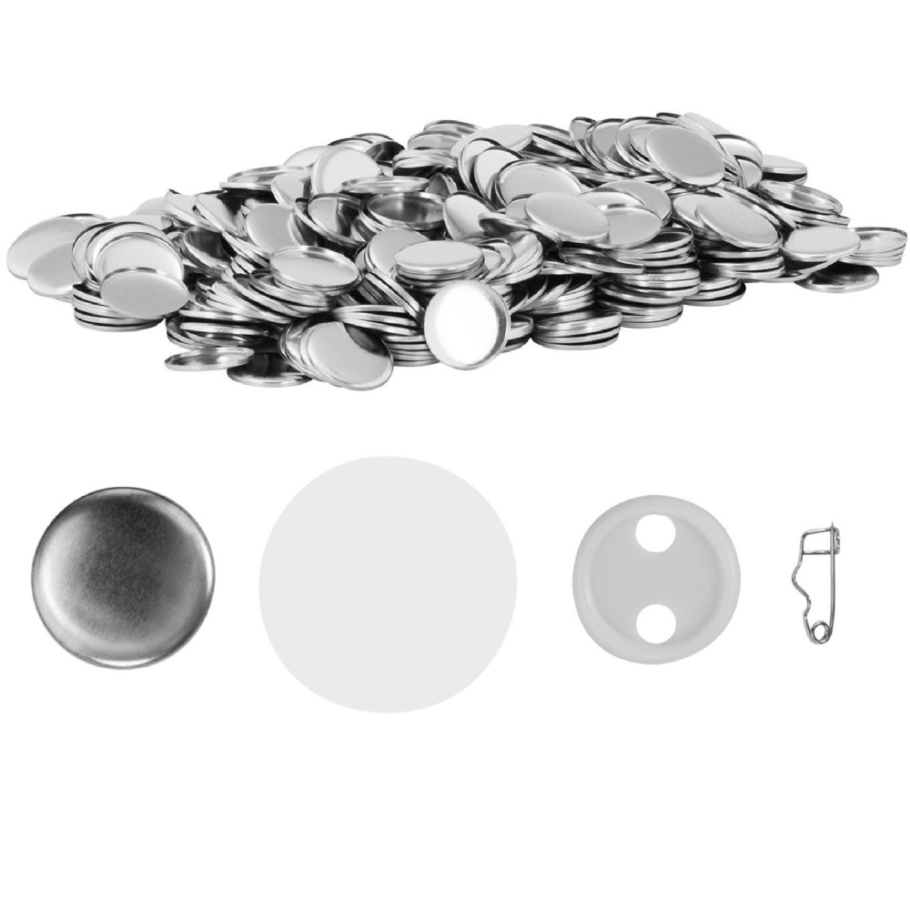 Bad Button Button Button Pins for Clothes 1000 pcs. Wed. 25 mm