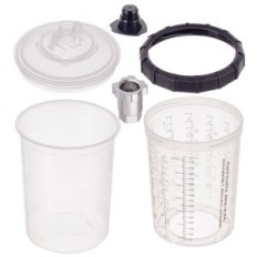 Krūzes 50gab PPS FPS sistēmas komplekts 800ml 125μm adaptera tvertne