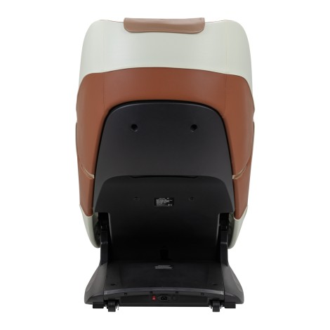 Silla de masaje Sakura Luxury 808 blanca y beige — vista trasera