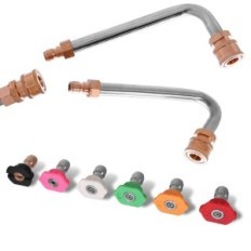 Lance télescopique modulaire 2,8 m + 6 Nar CARCHER K2-K7 Pression de pression