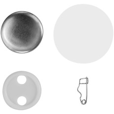 Bad Button Button Pins voor kleding 1000 stks. Wed. 25 mm