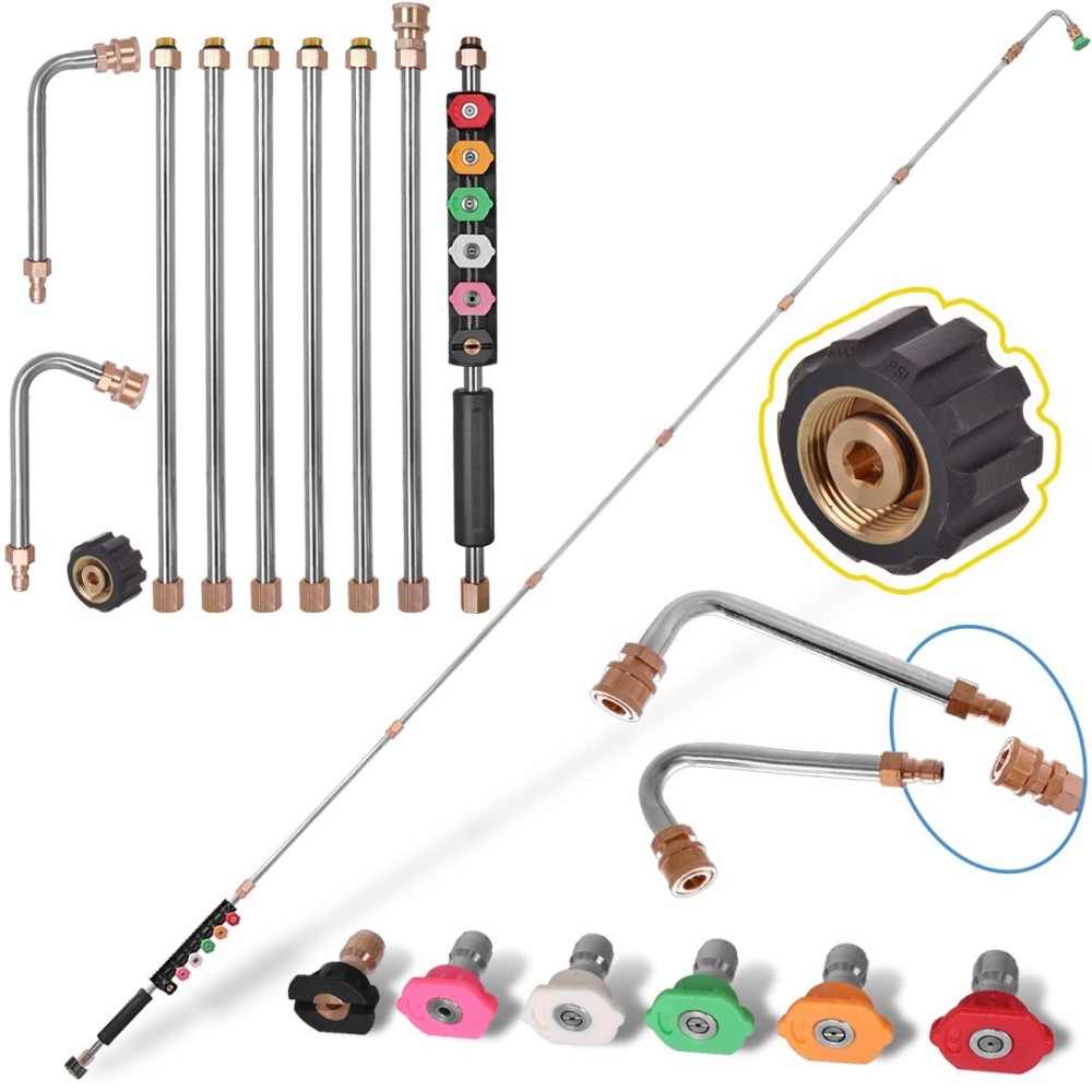 Lanza telescópica modular 2.8 m + 6 boquillas para M2M2M Karcher HD HDS